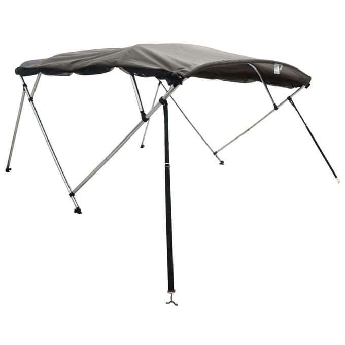vidaXL - Biminitop - 4 - bogen - met - mesh - zijwanden - 243x(230-244)x137 - cm