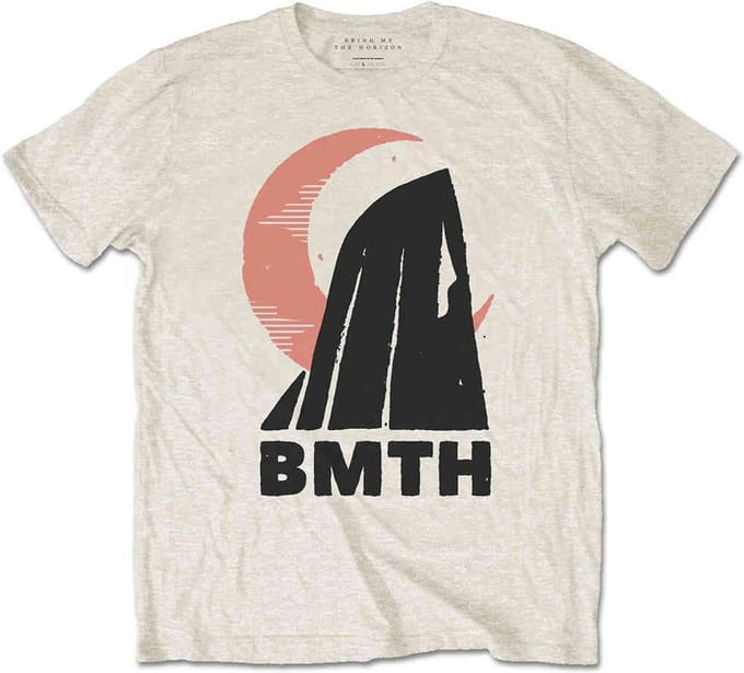 Bring Me The Horizon - Moon Heren T-shirt - M - Wit
