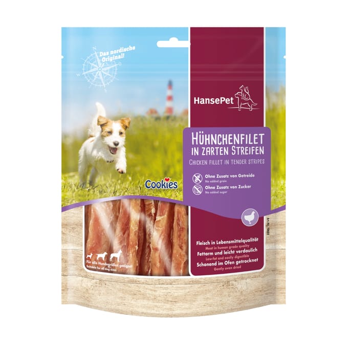 200g Cookies Delicatesse Kip Filetrepen Hondensnacks