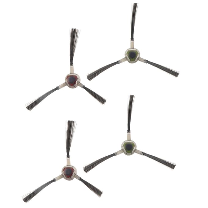Lot de 4 brosses latérales de rechange pour aspirateur robot Deebot DE55 DE6G DD33 DJ35 gray