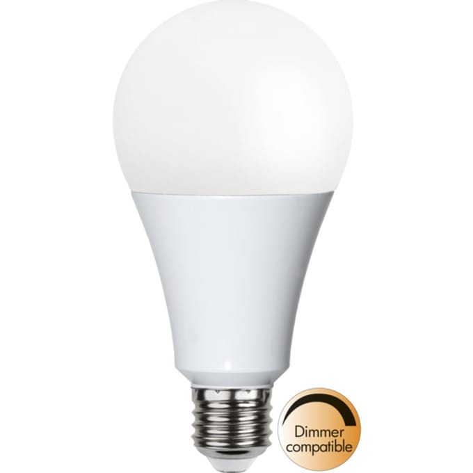 Standaard bol - E27 - 18W - Koel Wit - 4000K - Dimbaar - Opaal