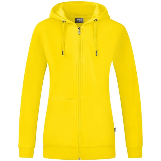 Jako Organic Jas Met Kap Dames - Citroen | Maat: 48