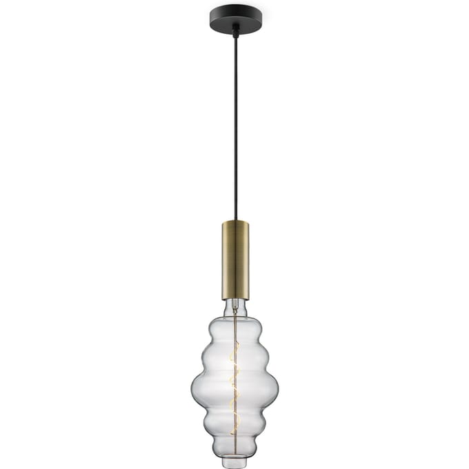 Home sweet home hanglamp Saga brons Cloud - helder