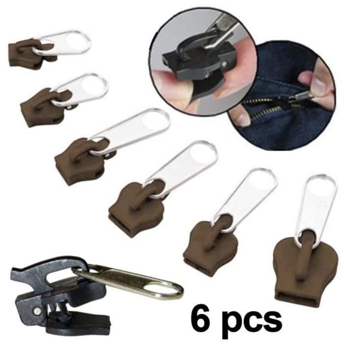 Kit de réparation de fermeture éclair - CIKONIELF - Trois tailles - Blanc - Durable - Léger - Rapide blanc