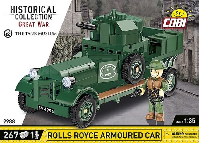 COBI WW1 2988 Rolls Royce Armored Car