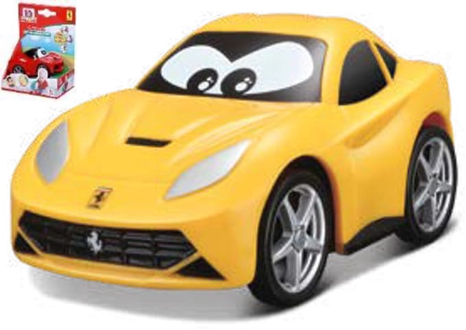 BB Junior Ferrari F12 Berlinetta - My 1st Collection - 3 inch - Geel