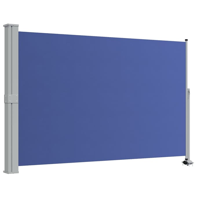 vidaXL - Tuinscherm - uittrekbaar - 160x300 - cm - blauw