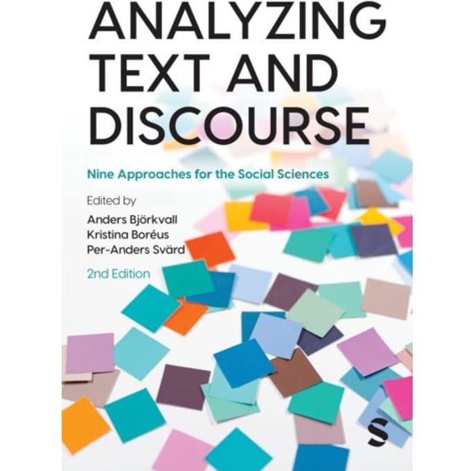 Analyzing Text And Discourse - Anders Björkvall