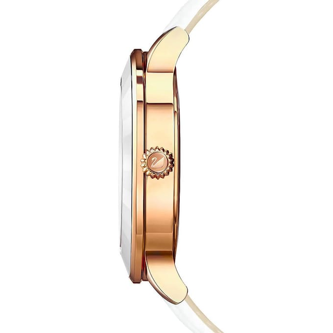 Montre Femme Swarovski 5414416 Octea Blanc Cadran Rayon de Soleil Argenté 39 white