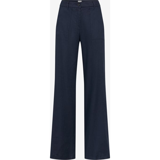 Brax Dames Palazzobroek  Style MAINE, donkerblauw, maat 34K