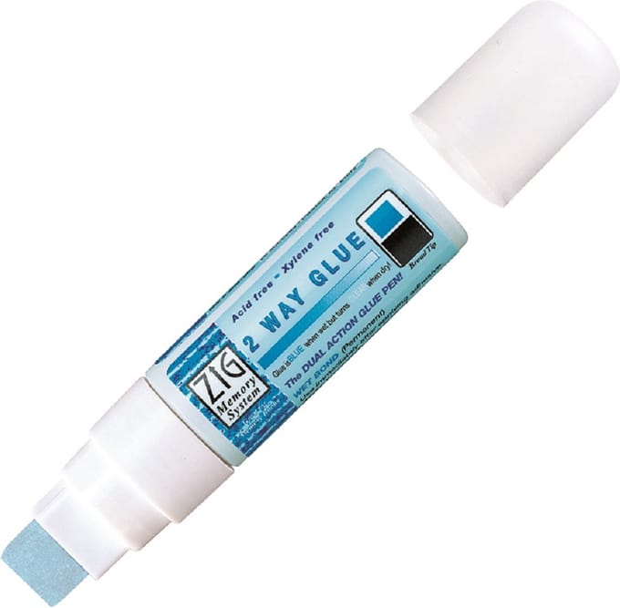 ZIG 2 Way Glue - 15 Mm Blauw/transparant - Jumbo