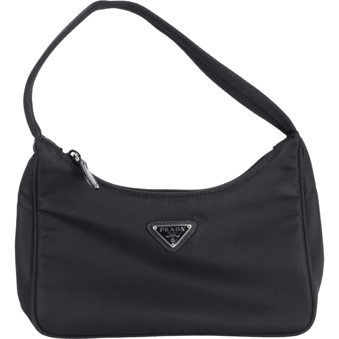 Prada Re-Edition 2005 Re-Nylon Mini Bag in Zwarte Nylon