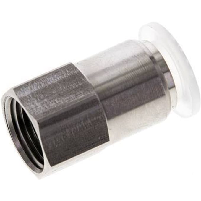 12mm x G3/8'' RVS/PA Insteekfitting Binnendraad EPDM/PTFE