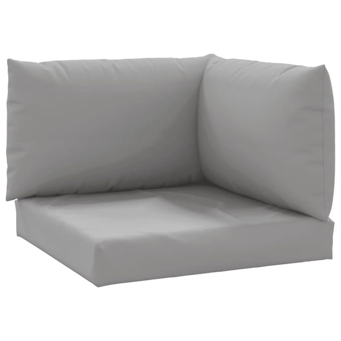 vidaXL - Palletkussens - 3 - st - oxford - stof - grijs