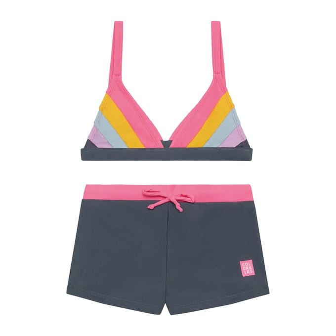 Color Kids Colorblock Bikini Meisjes