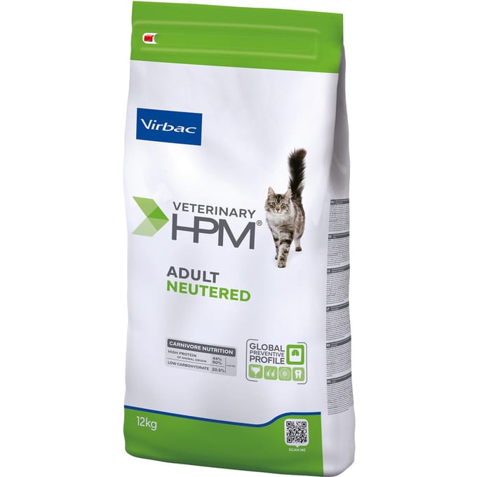 Virbac Veterinary HPM Adult Neutered Cat - 12 kg
