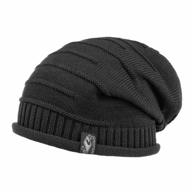 Chillouts beanie muts Erik in black