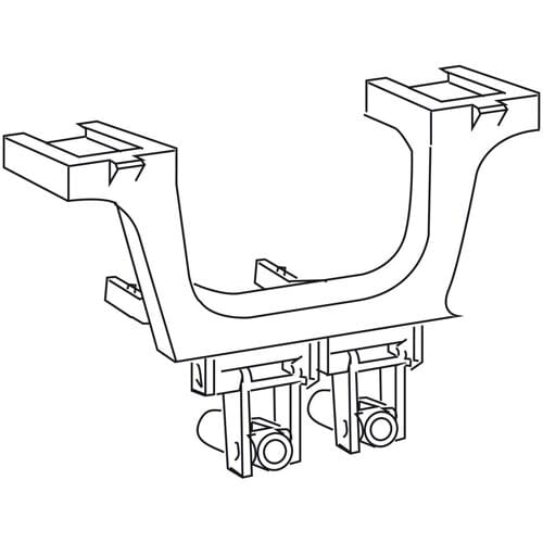 Mepa deflection arm for actuation for concealed cisterns 590.908