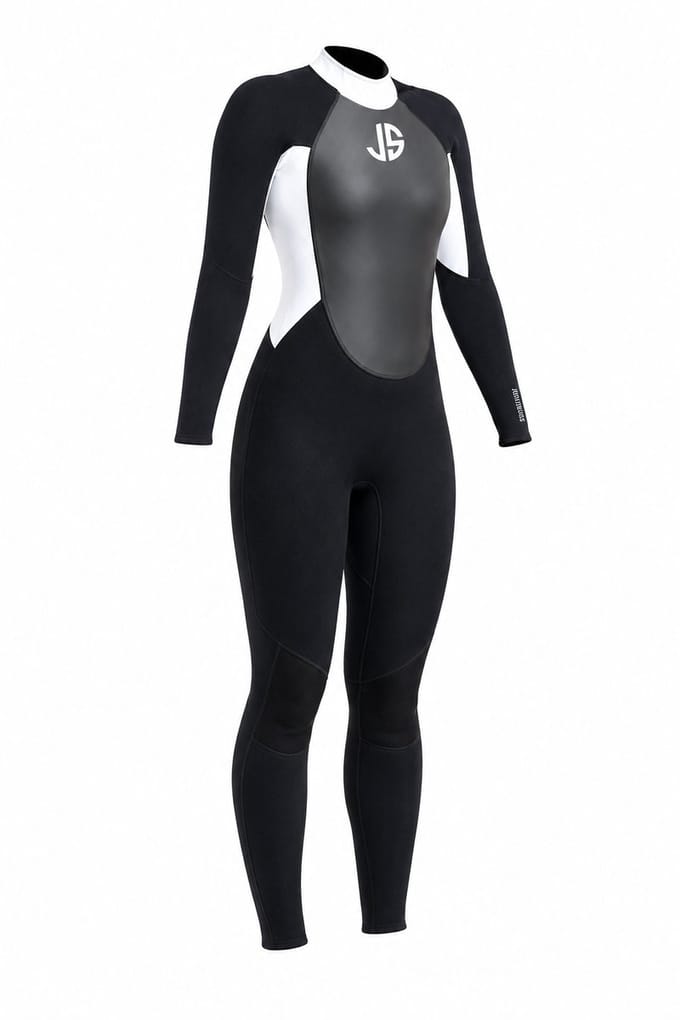 JS - TARIFA II Dames Full Wetsuit 3/2 FL - Wetsuit - Surf - Sup - Zeilen - 20 UK - maat 46