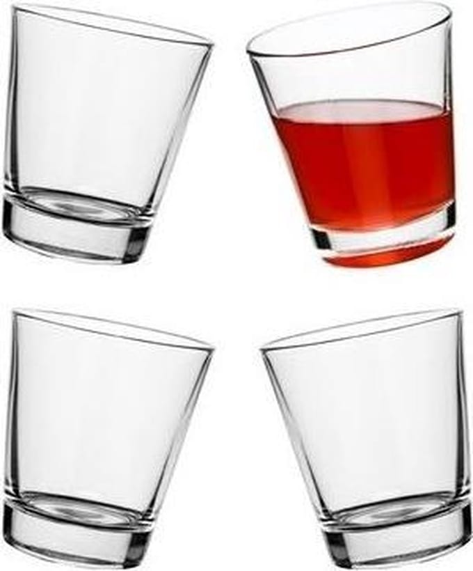 Rocking glasses (per set van 4 stuks) - bar - Sagaform