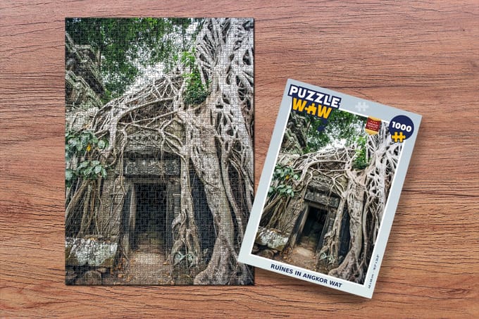 Puzzel Ruïnes in Angkor wat - Legpuzzel - Puzzel 1000 stukjes volwassenen