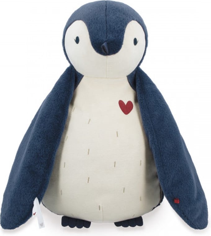 Kaloo Complices – Pinguin knuffel - 50 cm. - Met inbakerdoek