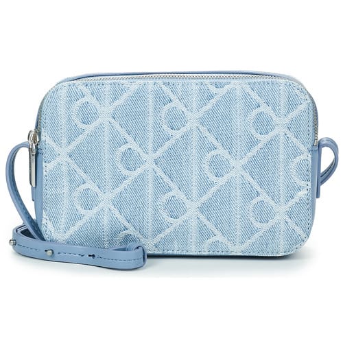 Schoudertas Calvin Klein Jeans EMBLEM AOP DENIM CAMERA BAG