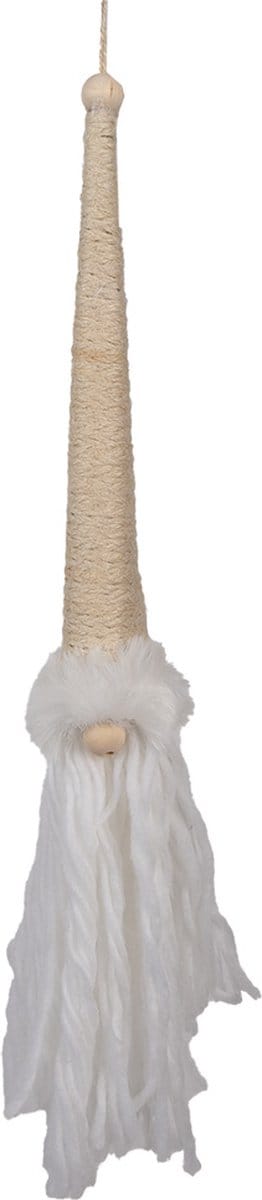 Clayre & Eef Decoratie Hanger Kabouter 48 cm Beige Synthetisch
