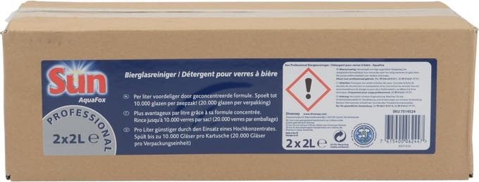 Sun Navulverpakking AquaFox zeep - 2 x 2 Liter