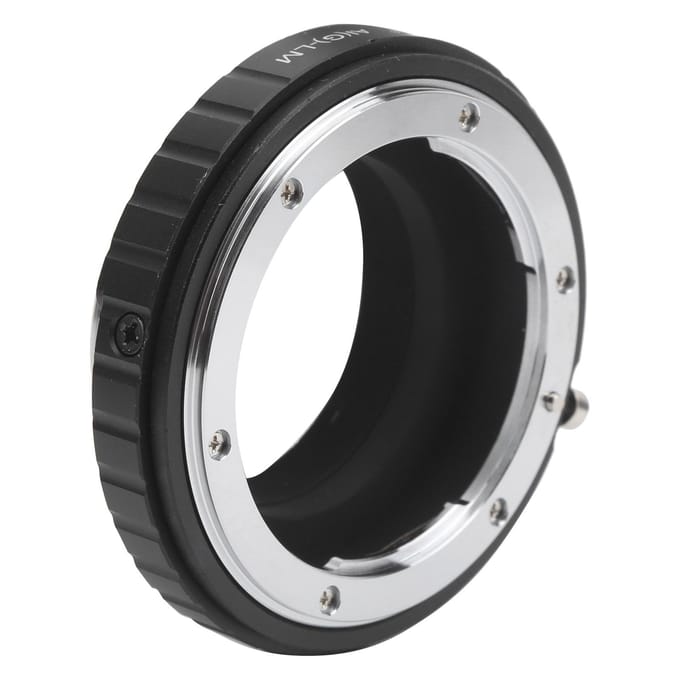 NEWYI AI(G)‑LM Lensadapterring voor Nikon AI Mount Lens naar voor Leica LM Mount Camera black