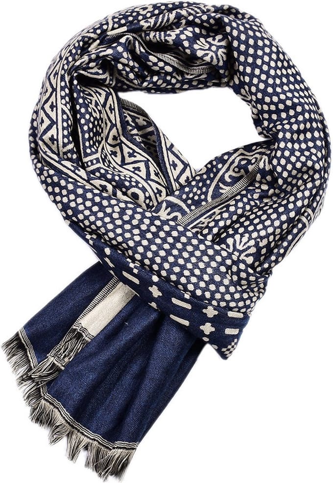 Sjaal Heren - Arabische Sjaal - Herensjaal - Blauw