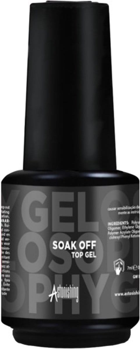 Astonishing Gelosophy Soak Off Top Gel - 7ml