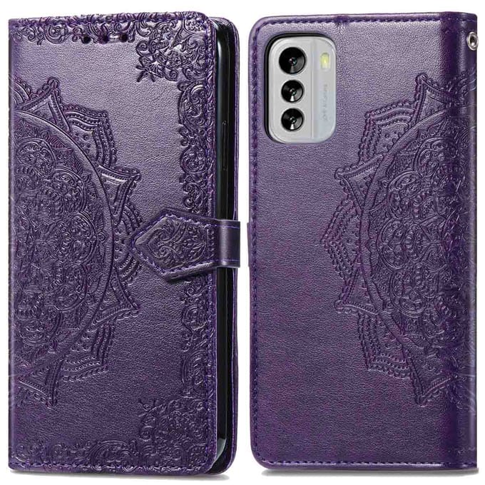 imoshion Hoesje - Geschikt voor Nokia G60 - Mandala Bookcase - Paars