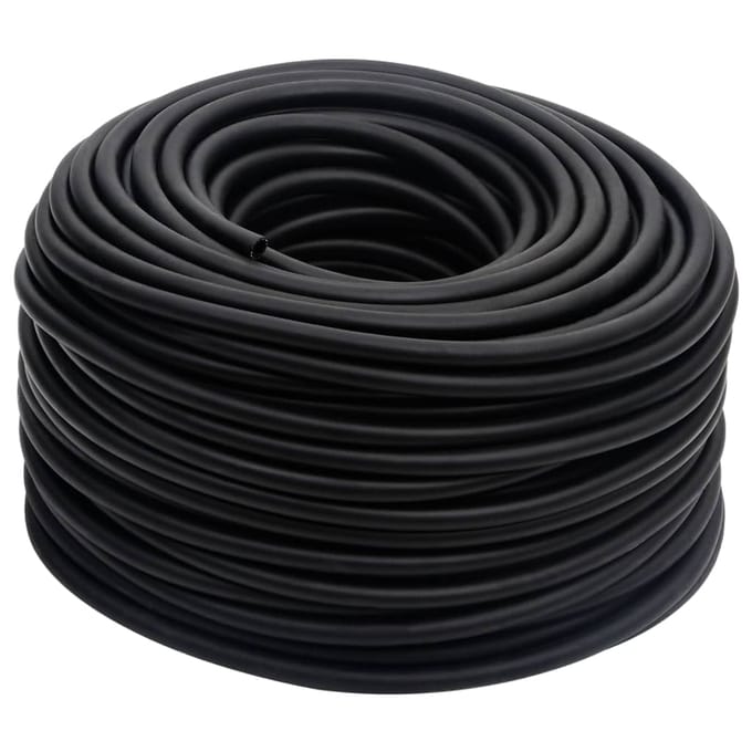 vidaXL - Luchtslang - hybride - 0,6'' - 100 - m - rubber - en - PVC - zwart