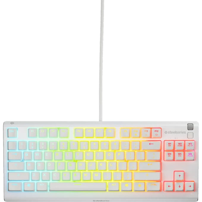 SteelSeries Apex 3 TKL - Bedraad Gaming Toetsenbord - US QWERTY - Wit