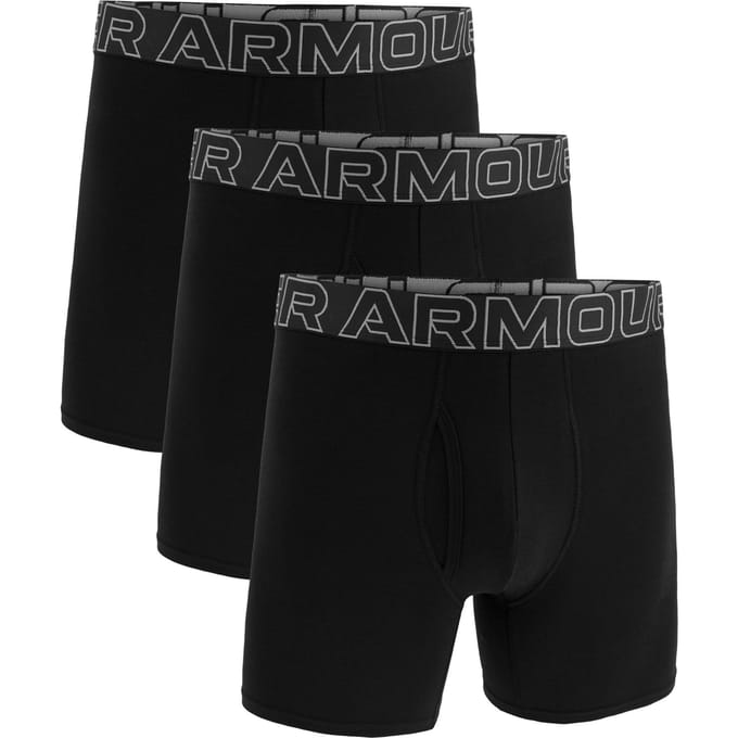 Under Armour Ua Performance Cotton - Solid 6 In 3Pk Boxershorts