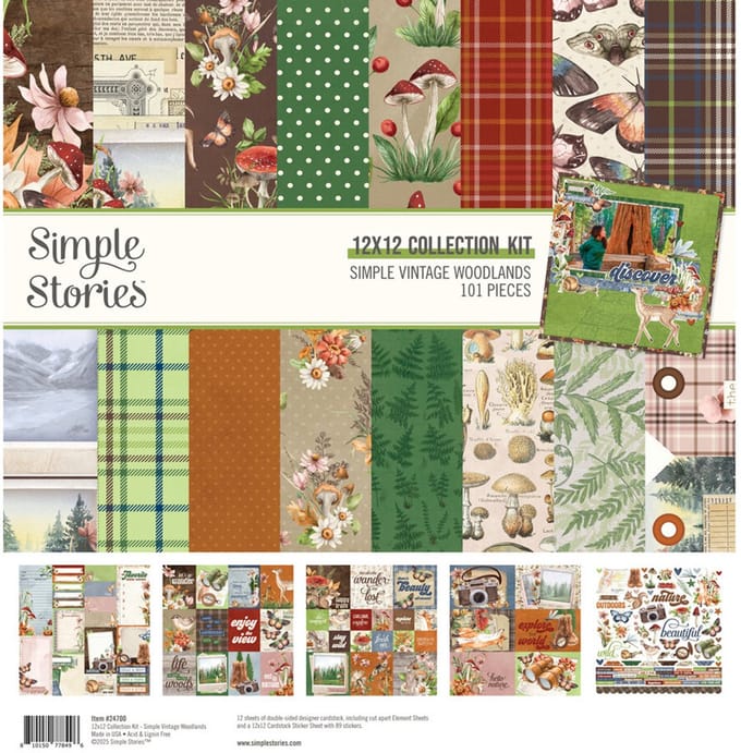 Simple Stories - Simple Vintage Woodlands Collection Kit (24700)
