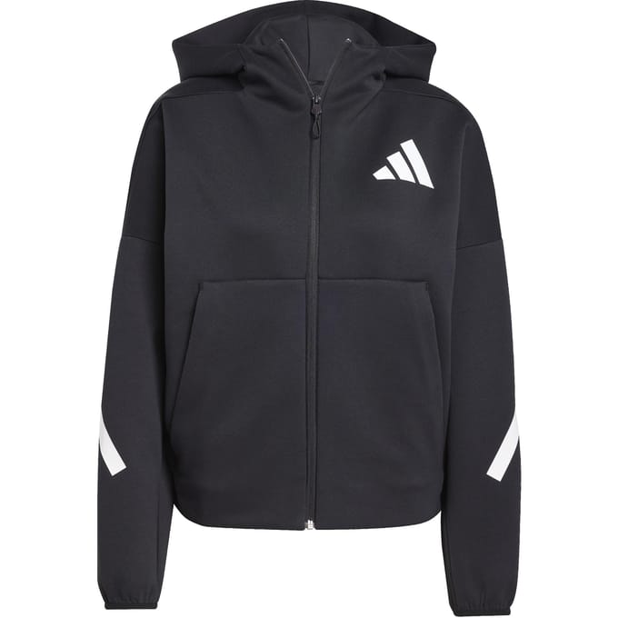 adidas Trainingsjack Dames-Zwart,Wit