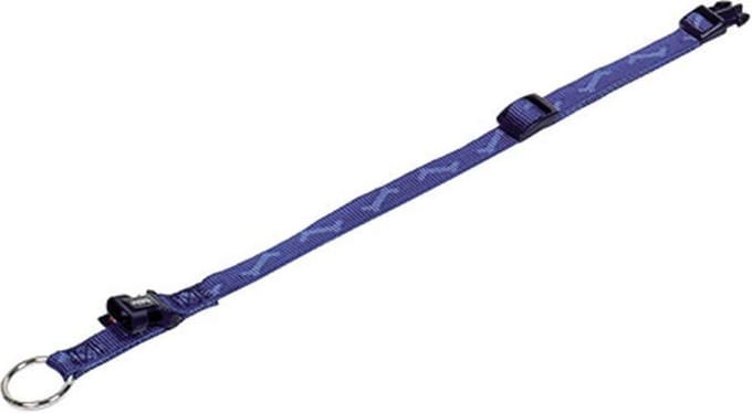 Nobby Bone Met Ring Halsband - Blauw - 13-20 x 1 cm