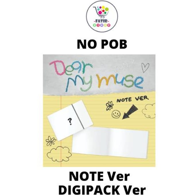 Sélectionner POB NOTE Ver Digipack JUN.K 4ème Mini Album Dear my muse No POB NOTE Ver white