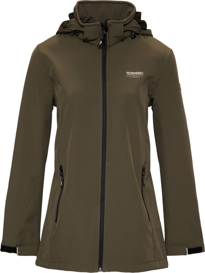 Nordberg Iris Dames Softshell Ls05401-ay - Kleur Groen - Maat M