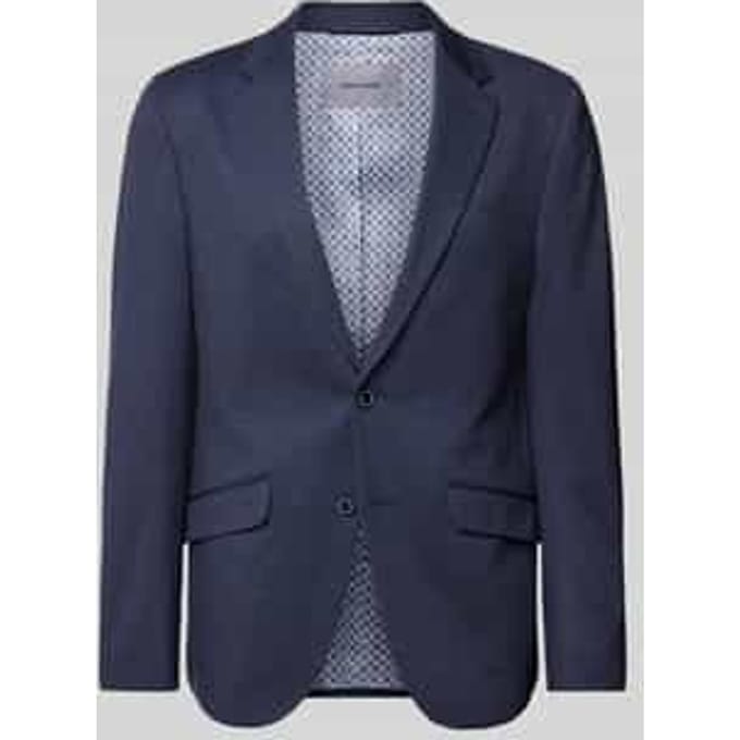 Regular fit 2-knoops colbert met klepzakken, model 'Lukas'