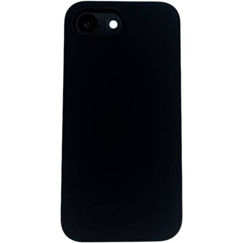JT Berlin Steglitz Silicon Case Apple iPhone 17e, iPhone 16e Zwart Inductieve lading, MagSafe compatible