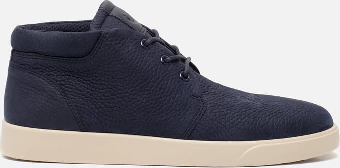 Ecco - maat 44- Ecco Street Lite M Veterschoenen Blauw Textiel