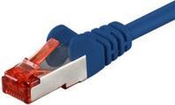 CAT6 S/FTP (PIMF) patchkabel / internetkabel 25 meter blauw - netwerkkabel