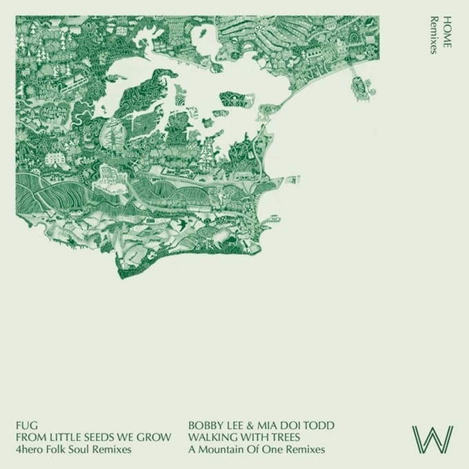 Fug, Bobby Lee & Mia Doi Todd - Home Remixes 4Hero & A Mountain Of 1 (12" Single)