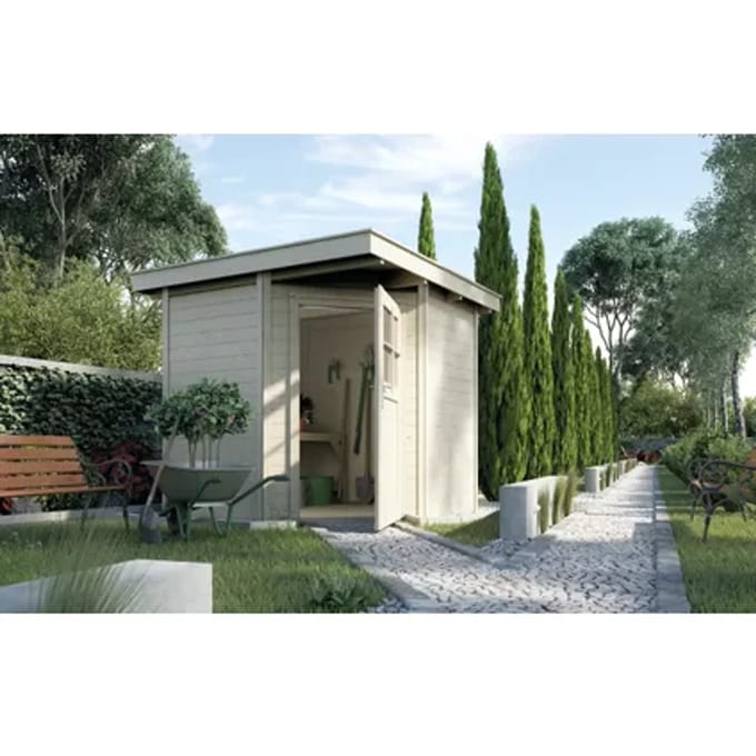 Weka Tuinhuis 229 - Onbehandeld - 217x205cm