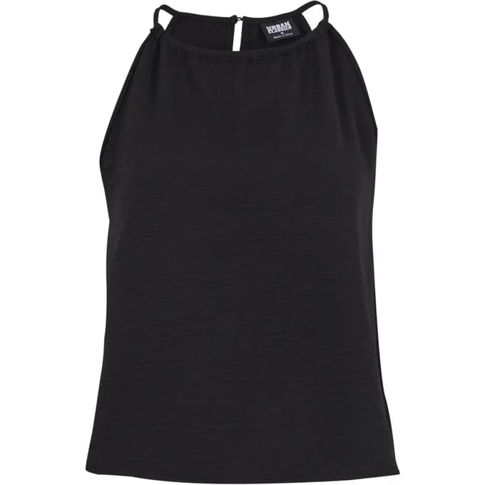 Urban Classics Structured Top Vrouwen Dames Top - zwart - L