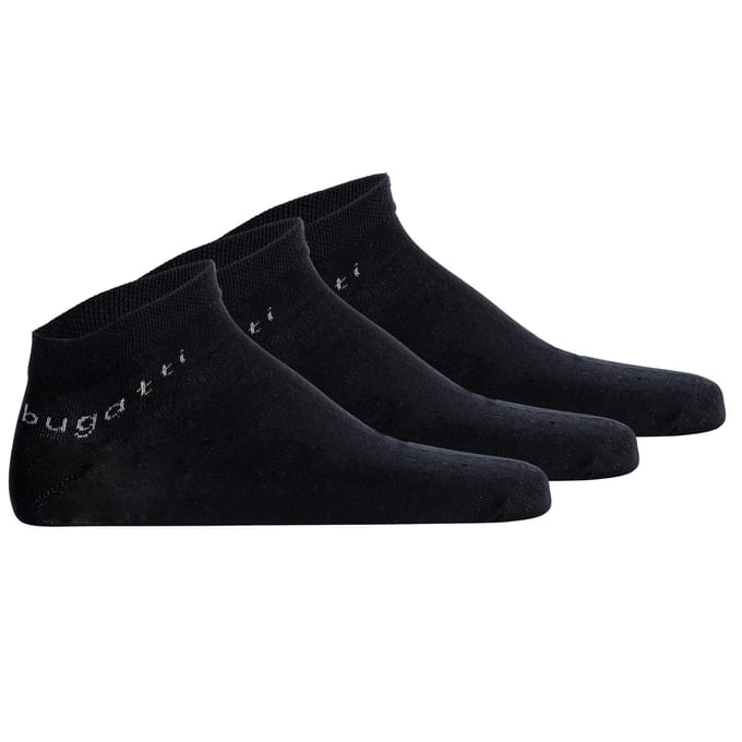 Bugatti Sneaker Sokken Katoen (3 paar) Donker Blauw maat 43-46