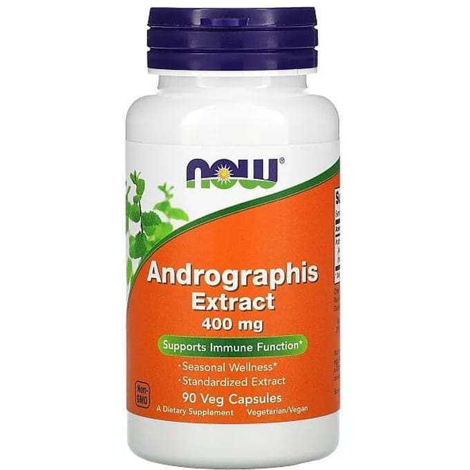 Now Foods EXTRAIT D'ANDROGRAPHIS 400MG.  90 VCAPS